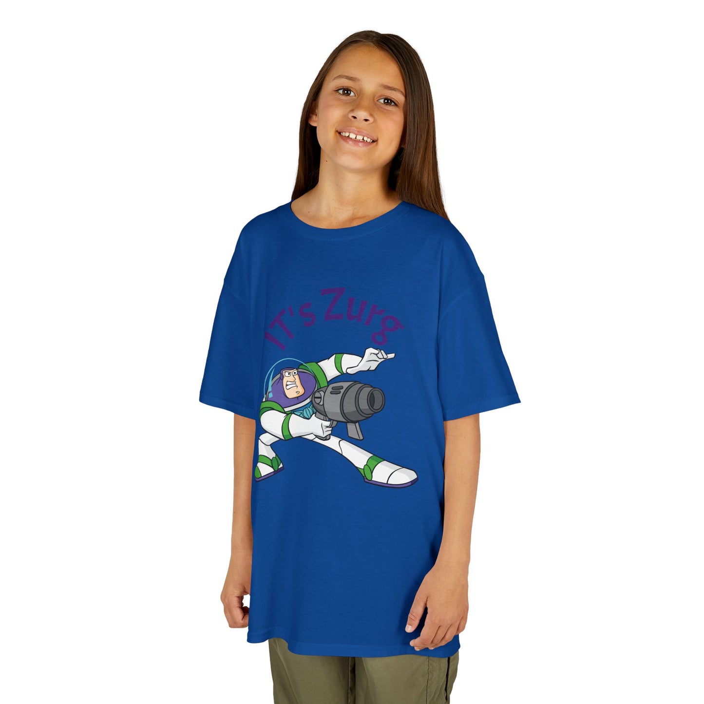 Kids Buzz Lightyear Tee - 'It's Zorg' Fun Cotton T-Shirt