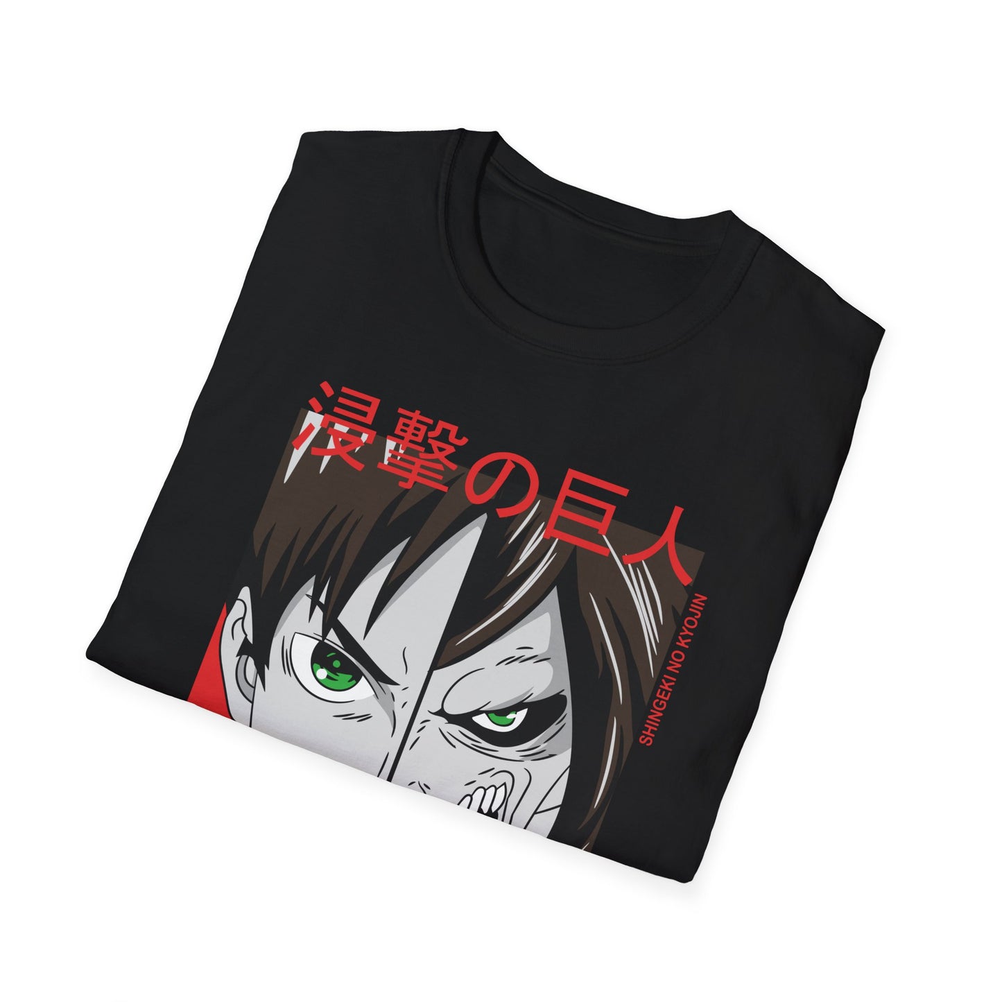 Anime-Inspired Unisex T-Shirt, Eren Yeager Graphic Tee, Casual Streetwear, Gift for Fans, Unique Graphic Shirt