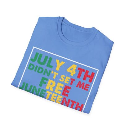 Juneteenth Independence T-Shirt, Celebrate Freedom, Unisex Tee, African American Heritage, July 4th Alternative Shirt, Gift Idea