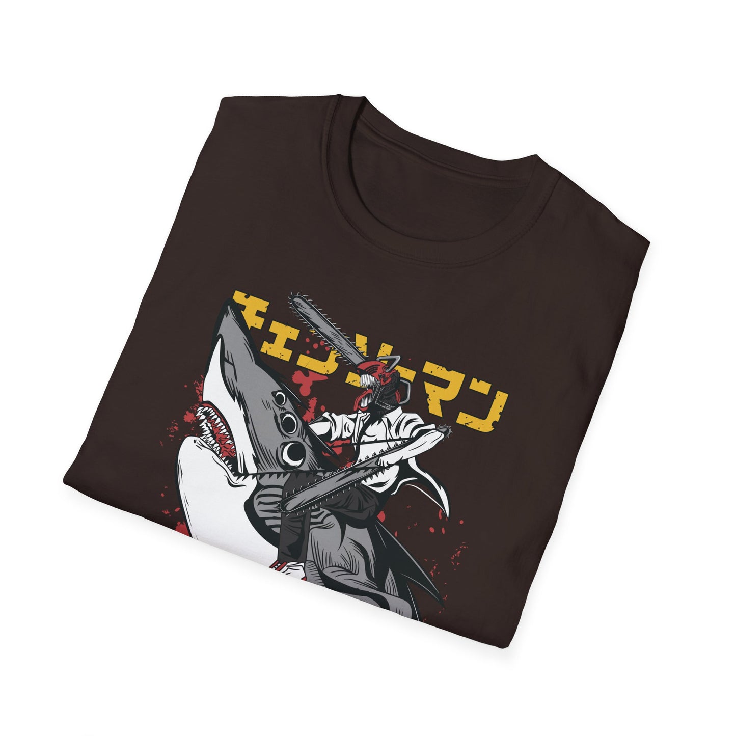Unisex Softstyle T-Shirt with Unique Design, Cool Graphic Tee, Casual Wear, Gift for Anime Fans, Daily Comfort