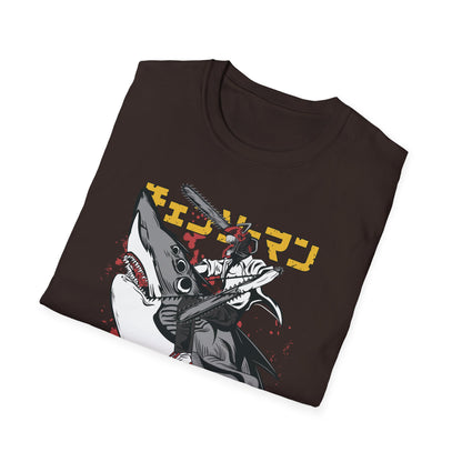Unisex Softstyle T-Shirt with Unique Design, Cool Graphic Tee, Casual Wear, Gift for Anime Fans, Daily Comfort