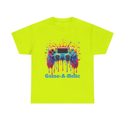 Game-A-Holic Unisex Heavy Cotton Tee - Perfect Gift for Gamers