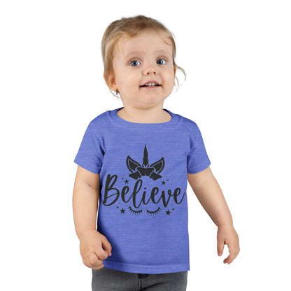 Toddler Unicorn 'Believe' T-Shirt – Cute & Inspirational Kids Apparel