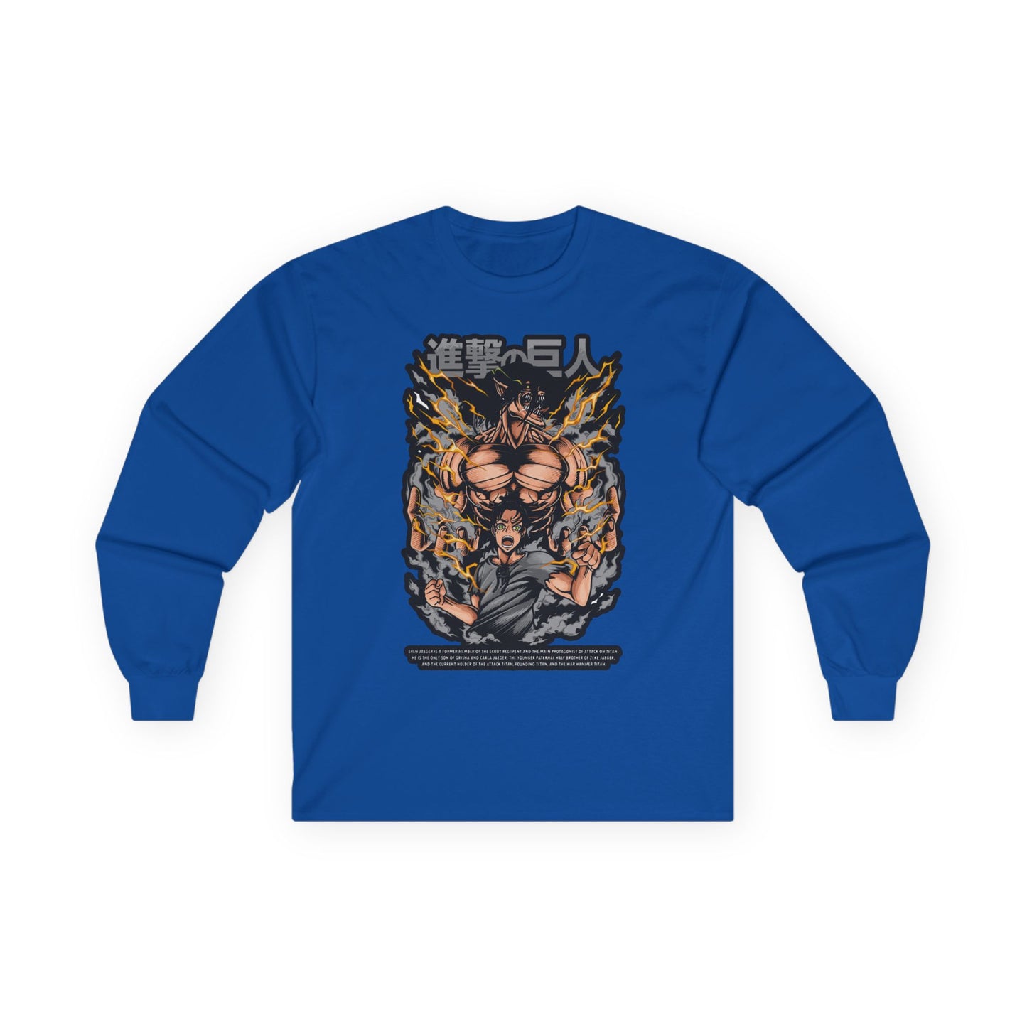 Attack on Titan Anime Long Sleeve Tee — Eren Titan Graphic Shirt