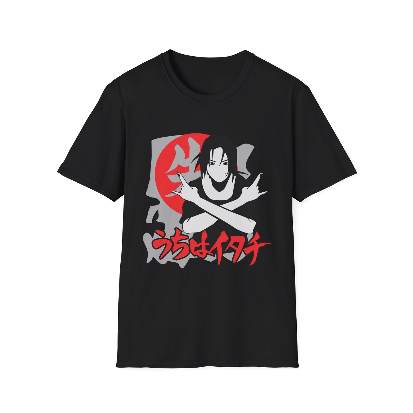 Unisex Softstyle Anime T-Shirt - Iconic Itachi Design