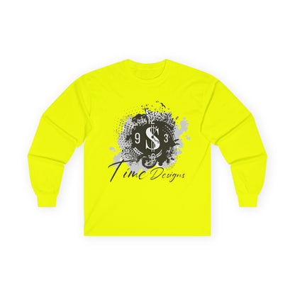 Money Symbol Long Sleeve Tee for Trendsetters