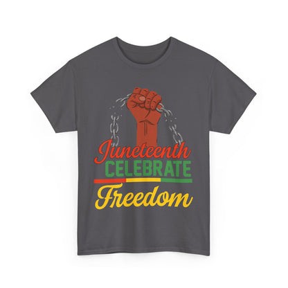 Juneteenth Freedom Tee, Celebrate Freedom Shirt, Unisex Cotton T-Shirt, Black History Month Apparel, Equality and Justice Top
