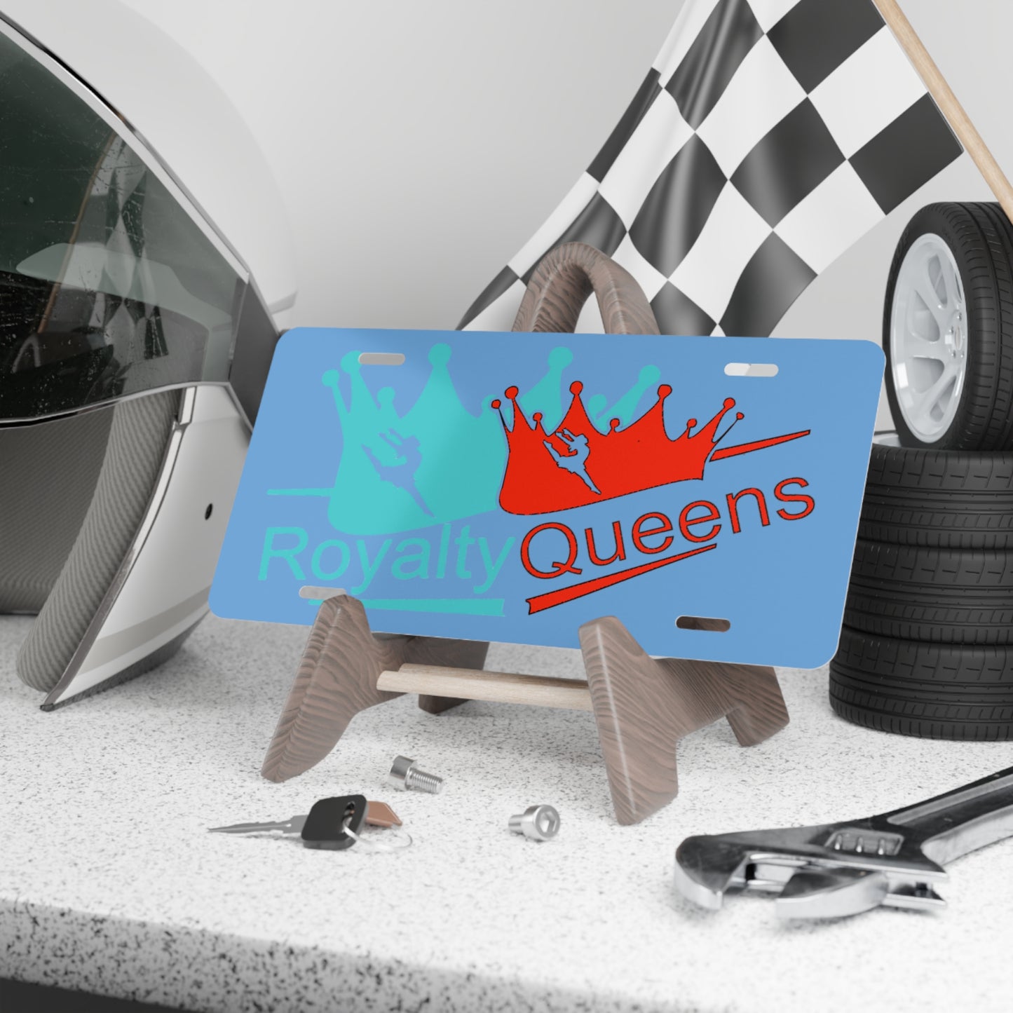 Custom Vanity Plate for Queens, Personalized License Plate, Car Decor, Unique Gift for Her, Royalty Themed