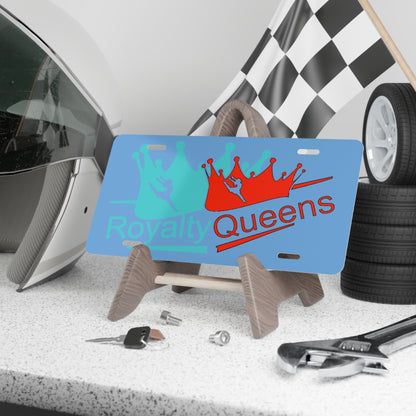 Custom Vanity Plate for Queens, Personalized License Plate, Car Decor, Unique Gift for Her, Royalty Themed