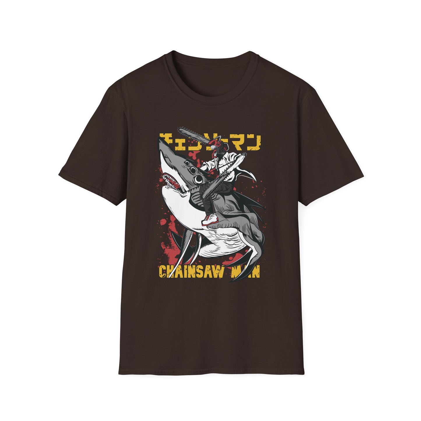 Unisex Softstyle T-Shirt with Unique Design, Cool Graphic Tee, Casual Wear, Gift for Anime Fans, Daily Comfort