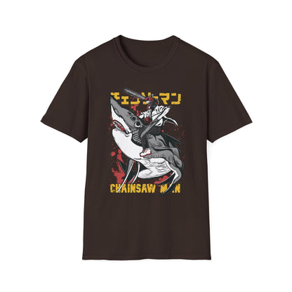 Unisex Softstyle T-Shirt with Unique Design, Cool Graphic Tee, Casual Wear, Gift for Anime Fans, Daily Comfort