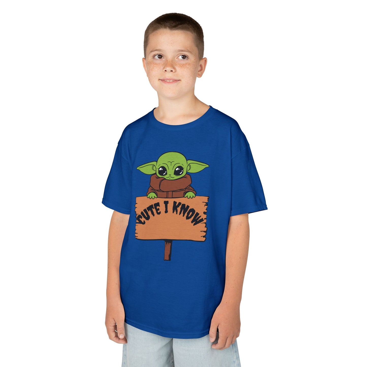 Cute Baby Alien Kids Tee - "Cute I Know" Design for Trendy Kids