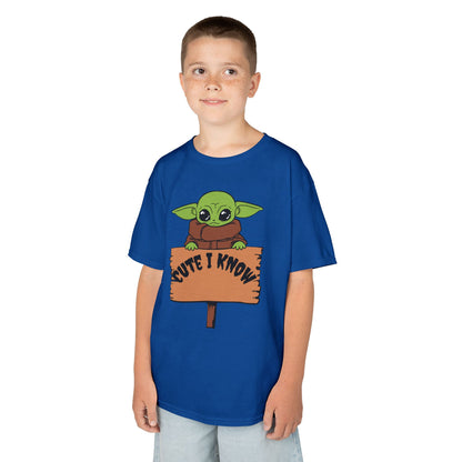Cute Baby Alien Kids Tee - "Cute I Know" Design for Trendy Kids