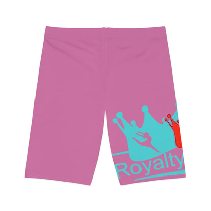Royalty-Themed Women's Bike Shorts | Motivational Exercise Gear for Queens, Activewear, Sporty Style, Fitness Apparel, Cycling Shorts