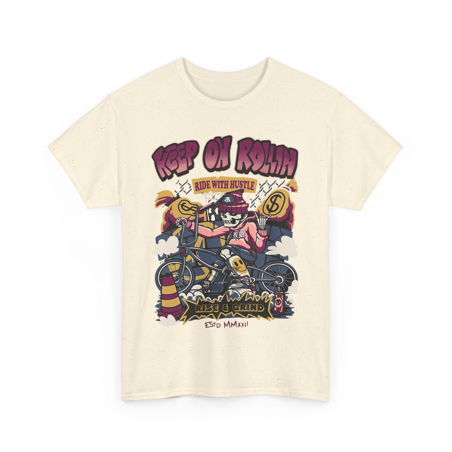Keep On Rollin' Unisex Heavy Cotton Tee – Hustle Vibes