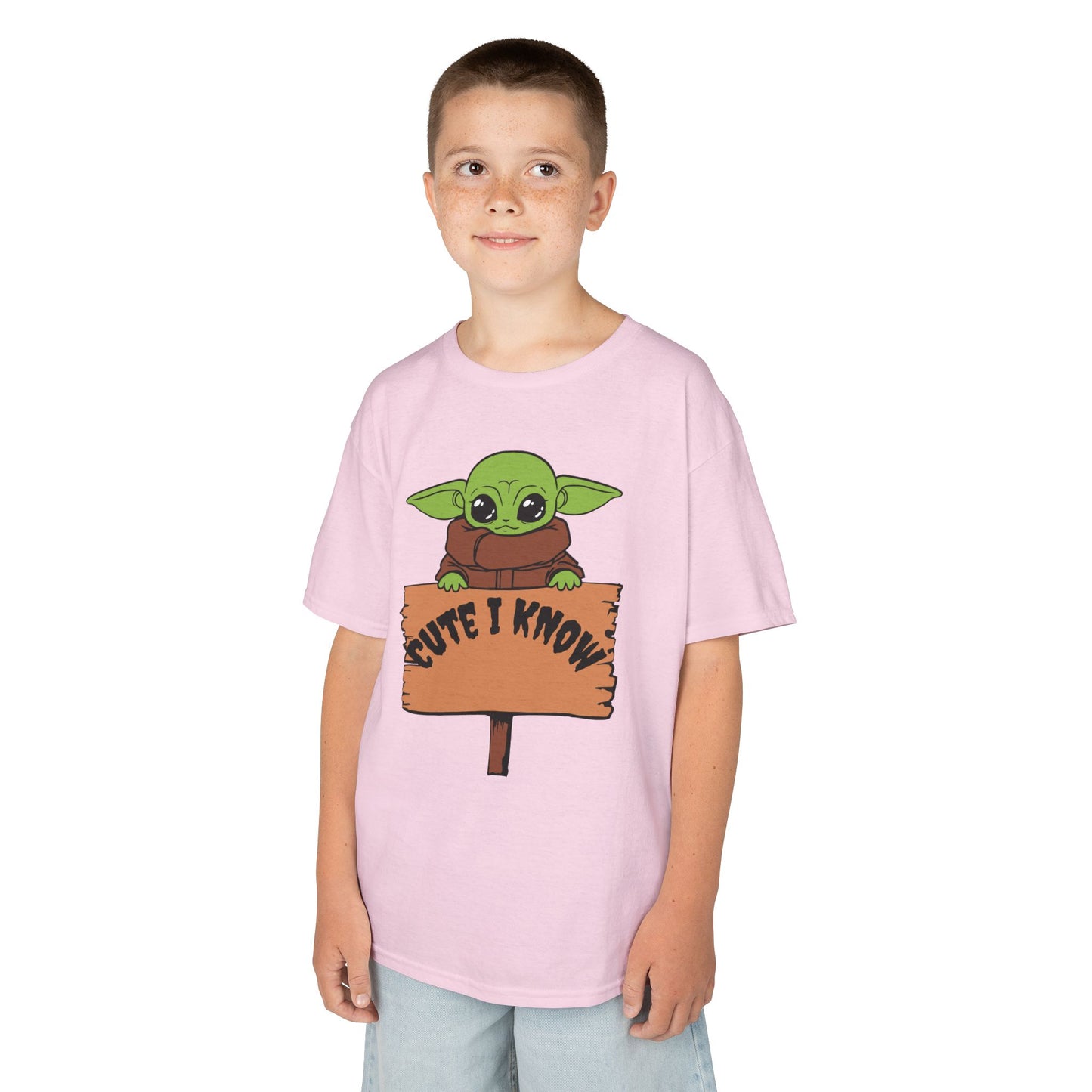 Cute Baby Alien Kids Tee - "Cute I Know" Design for Trendy Kids