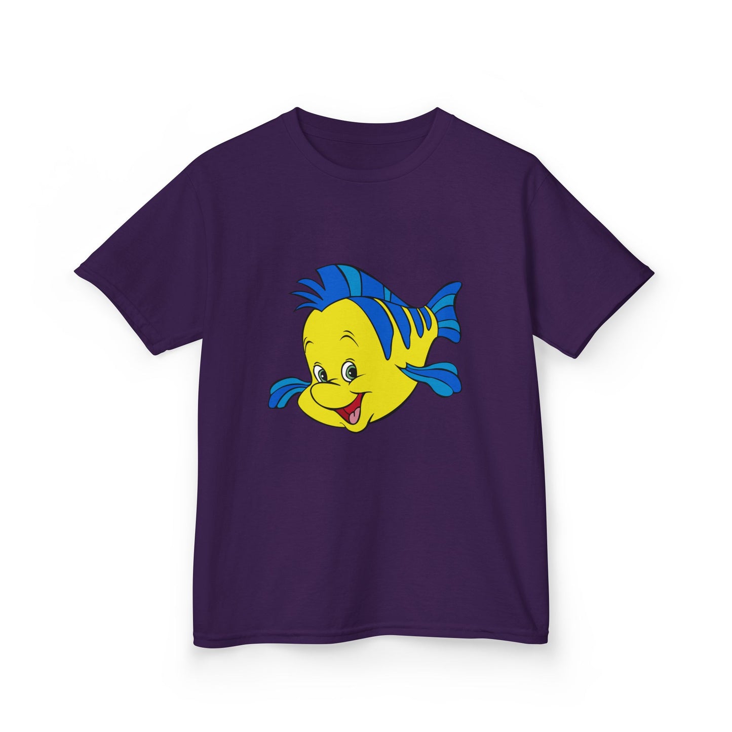 Kids Cartoon Fish Tee - Fun Summer T-Shirt, Gift for Birthday, Beach Day, Family Outings, Vacation Wear