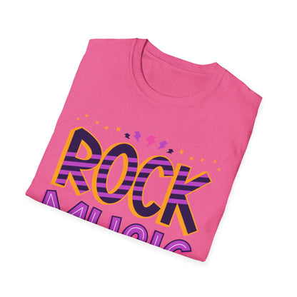 Rock Music Unisex Softstyle T-Shirt | Perfect for Concerts, Music Lovers, Gifts, Casual Wear, Festivals