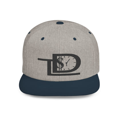 Stylish Flat Bill Snapback Hat with Unique Clock Design, Trendy Cap for Fashion Lovers, Perfect Gift for Birthdays, Holidays, Special Events