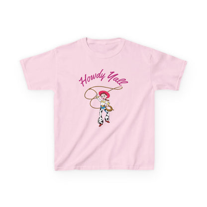 Howdy Y'all Kids Tee - Fun Western Style Cotton T-Shirt for Kids