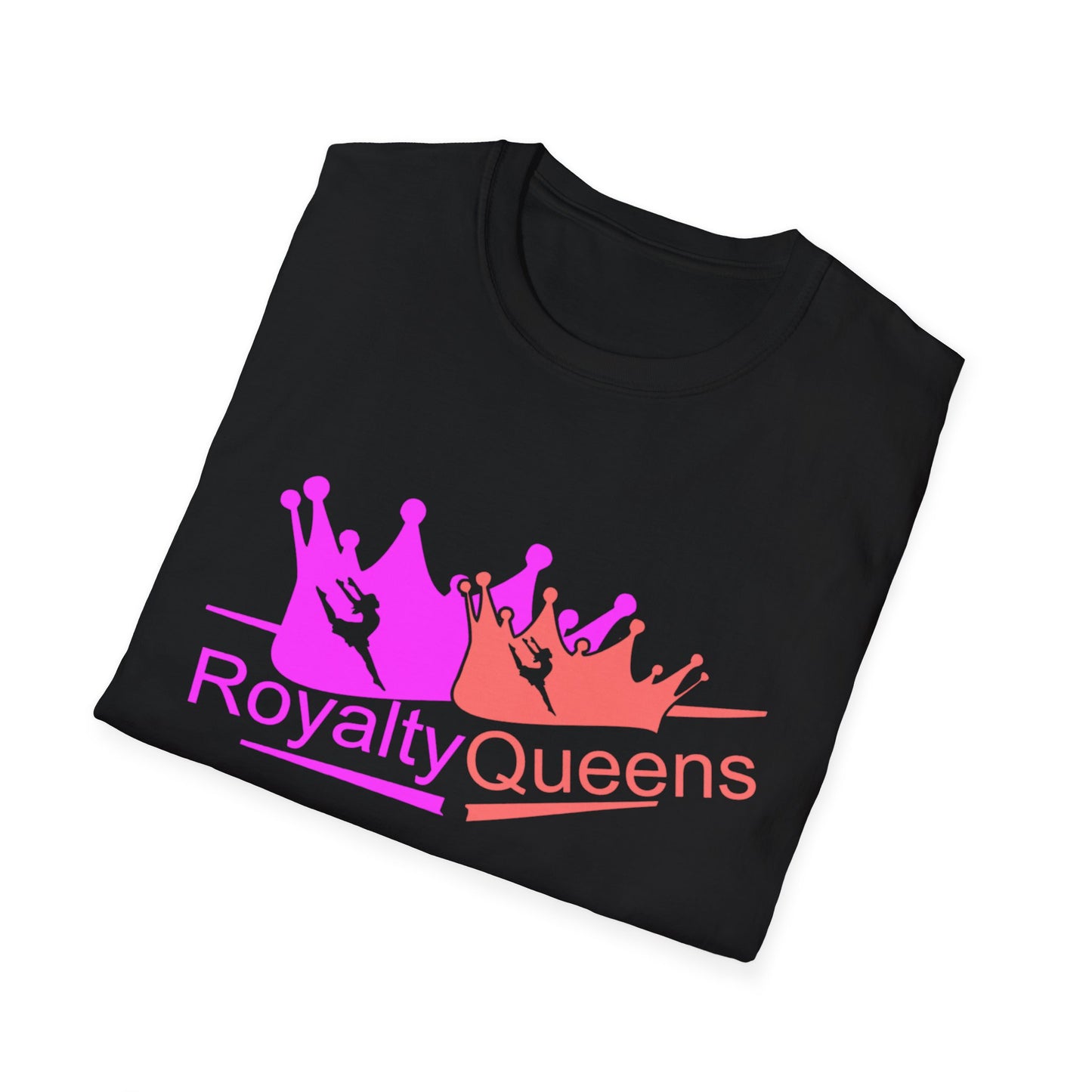 Royalty Queens Unisex Softstyle T-Shirt - Comfortable Casual Tee for Women, Birthday Gift, Queen Vibes, Party Wear, Empowerment Shirt