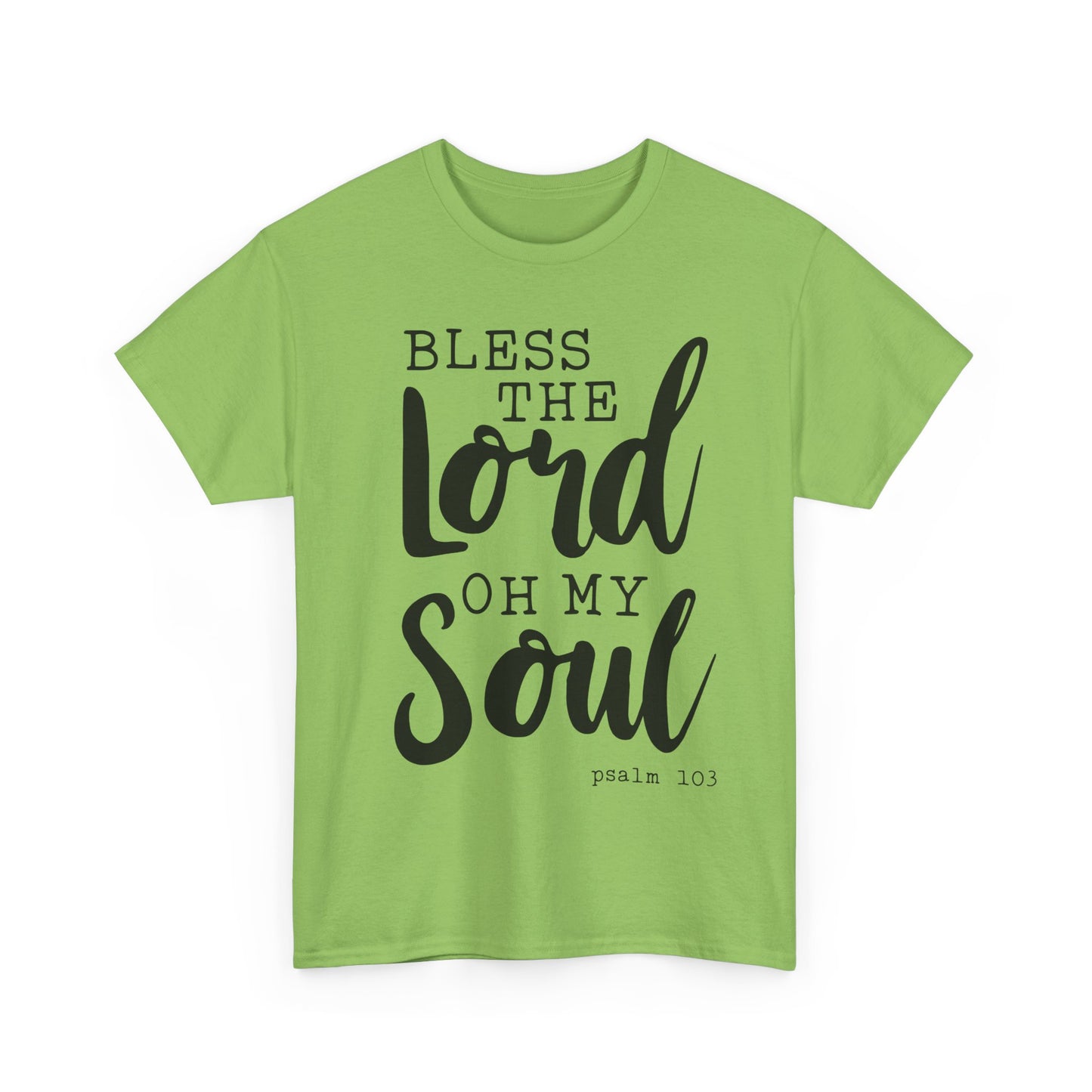 Bless the Lord Unisex Heavy Cotton Tee - Inspirational Christian Shirt