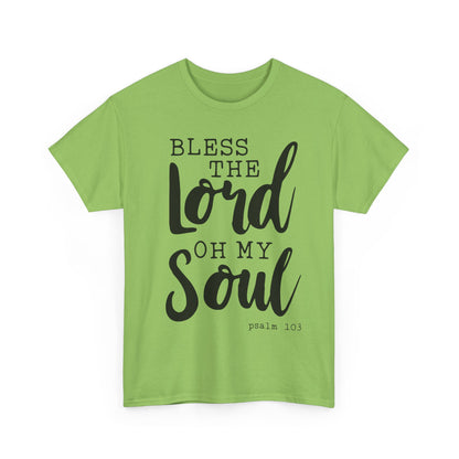 Bless the Lord Unisex Heavy Cotton Tee - Inspirational Christian Shirt