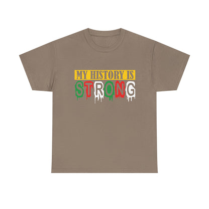 Empowerment Unisex Heavy Cotton Tee | My History Is Strong, Inspirational Shirt, Affirmation Tee, Black History Month Tee, Gift for [...]