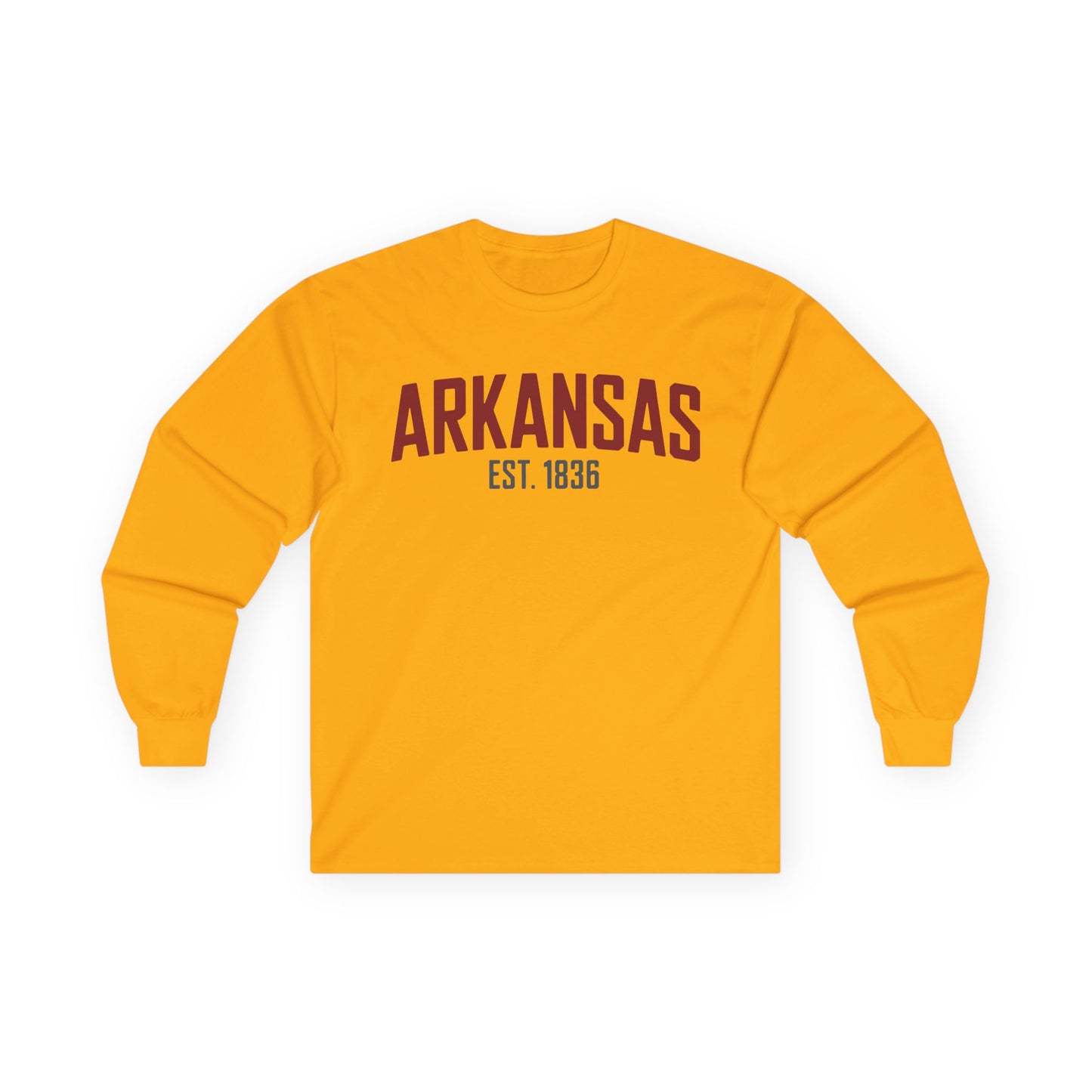 Arkansas Est. 1836 Long Sleeve Tee