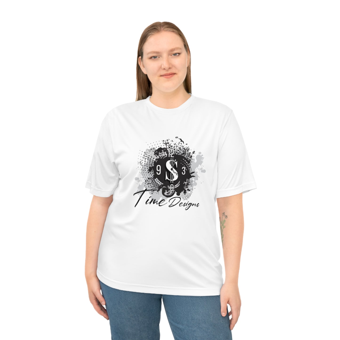 Unisex Performance Tee with Bold Dollar Design, Casual Wear, Workout Shirt, Gift for Finance Lovers, Active Lifestyle Apparel
