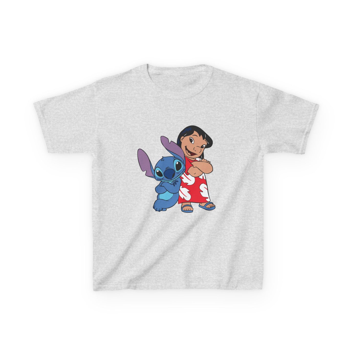 Kids Hawaiian Style T-Shirt with Stitch and Lilo
