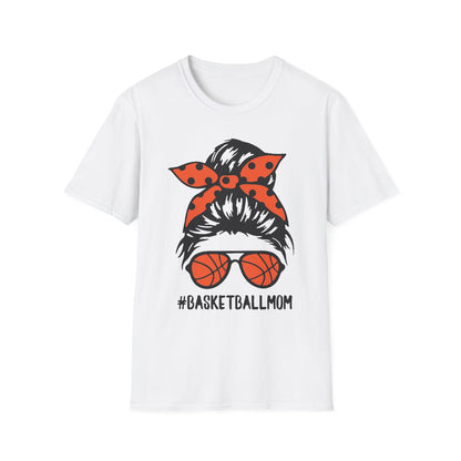 #BasketballMom Unisex Softstyle T-Shirt - Fun and Stylish Tee for Basketball Moms