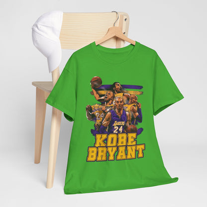 Kobe Bryant Tribute Unisex Heavy Cotton Tee - Basketball Legend Shirt