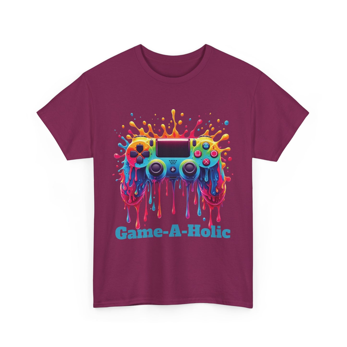 Game-A-Holic Unisex Heavy Cotton Tee - Perfect Gift for Gamers