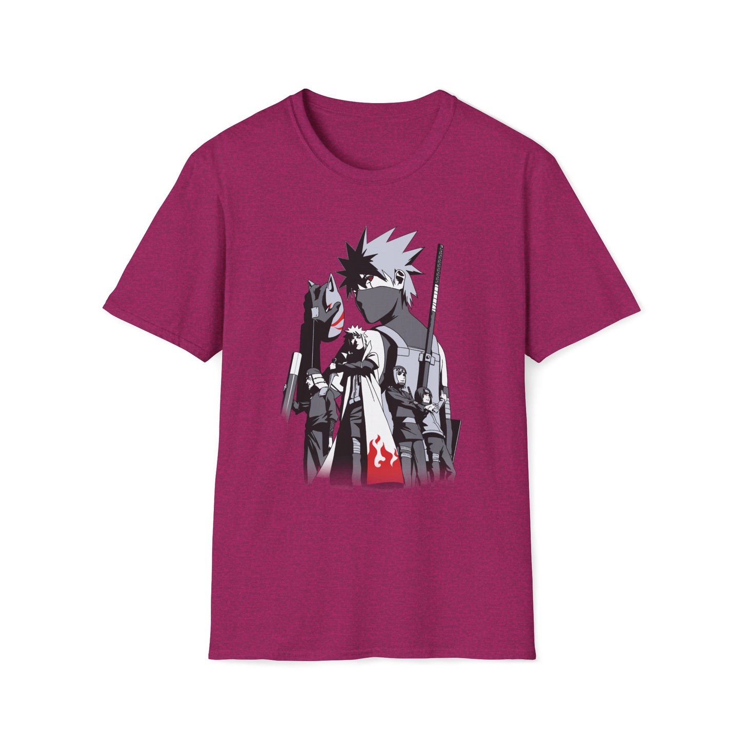 Anime Naurto Inspired Unisex Softstyle T-Shirt - Bold Graphic Design