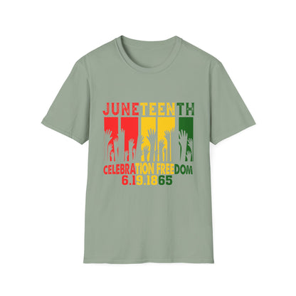 Juneteenth Celebration T-Shirt | Soft, Unisex, Freedom, Heritage, Cultural Pride, Gift, Commemorative Wear