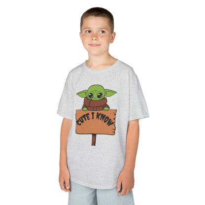 Cute Baby Alien Kids Tee - "Cute I Know" Design for Trendy Kids