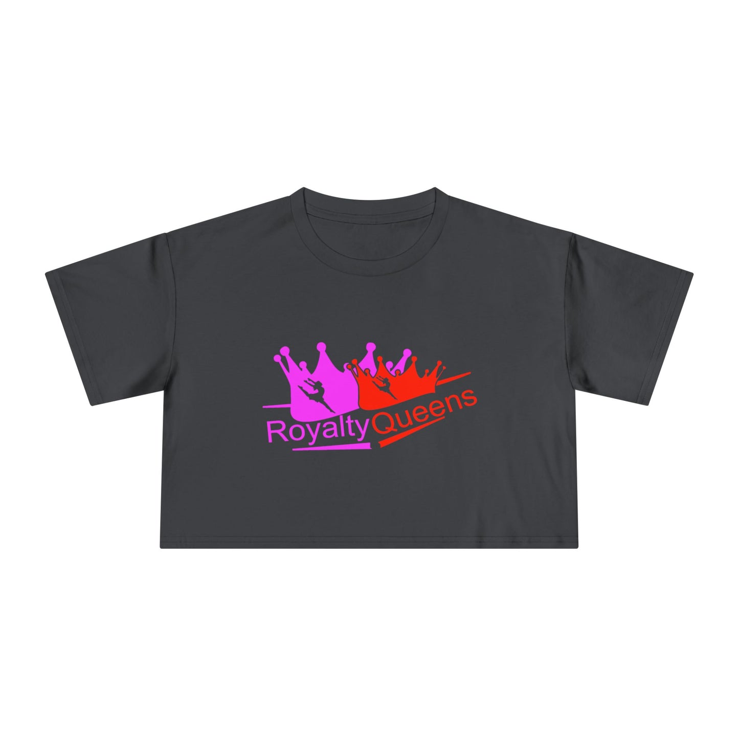Royalty Queens Women's Crop Tee for Confident Style, Perfect for Festivals, Parties, Birthdays, Gifts & Casual Wear