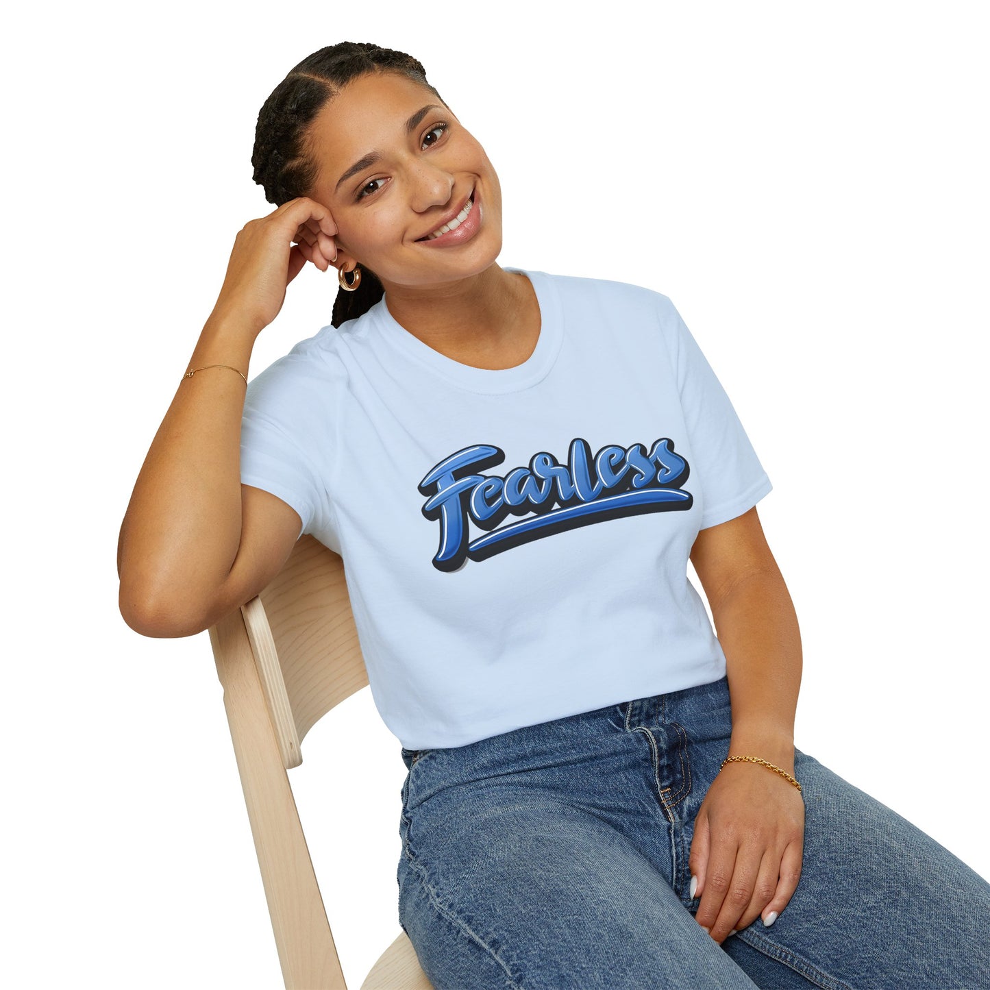 Fearless Unisex Softstyle T-Shirt - Inspiring Graphic Tee for Confident Self-Expression