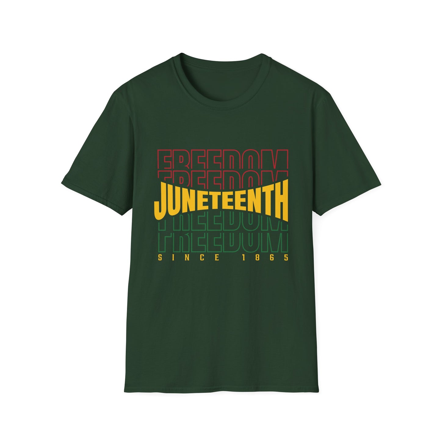 Juneteenth Freedom T-Shirt, Unisex Softstyle Tee, Celebrate Freedom, African American History, Independence Day Shirt, Gift for Activists