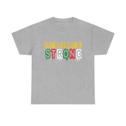 Empowerment Unisex Heavy Cotton Tee | My History Is Strong, Inspirational Shirt, Affirmation Tee, Black History Month Tee, Gift for [...]