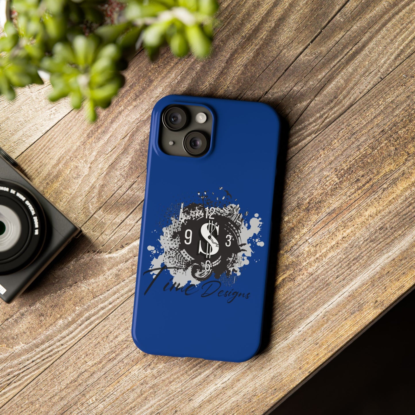 Stylish Dollar Clock Slim Phone Case | Time Designs