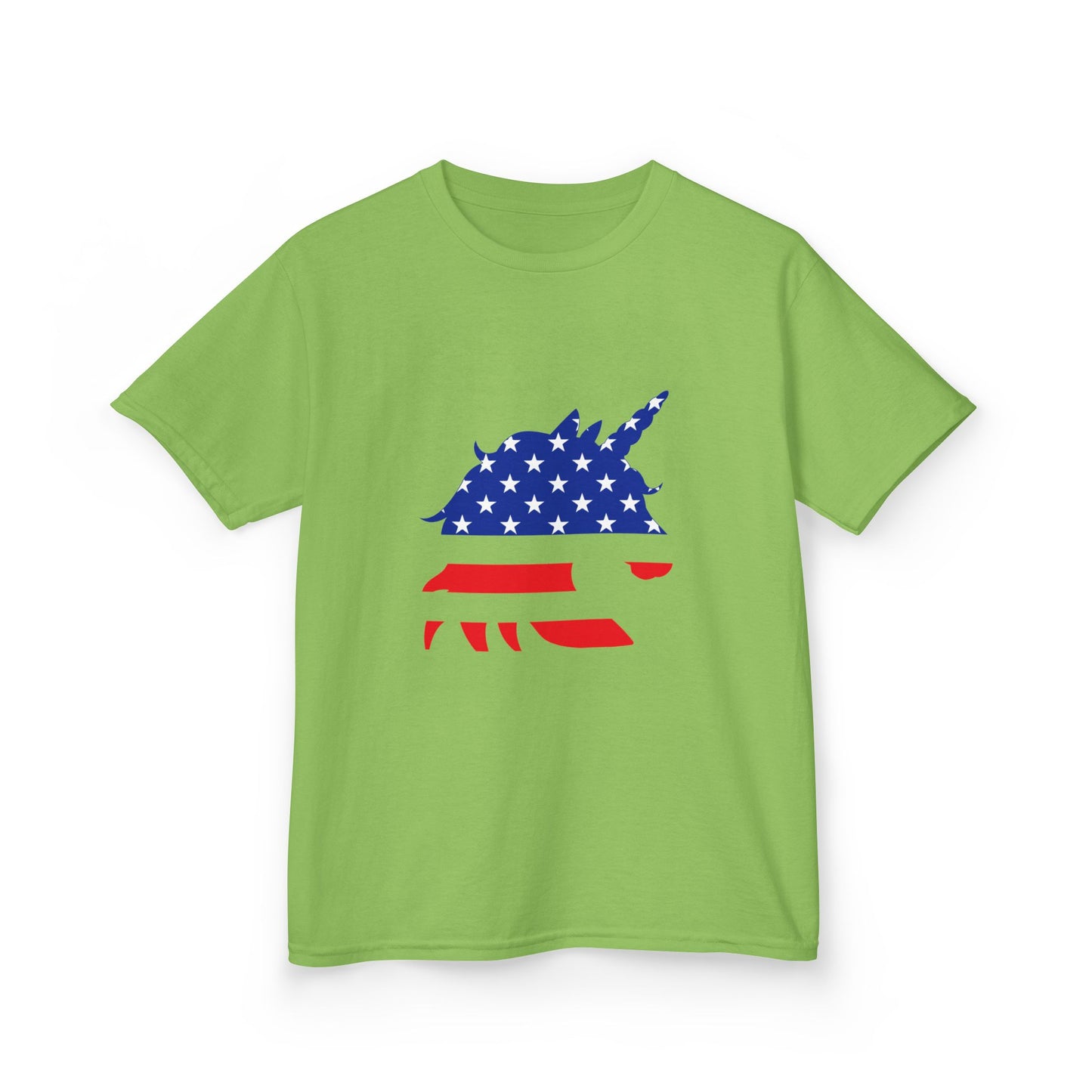 Patriotic Unicorn Kids Heavy Cotton Tee