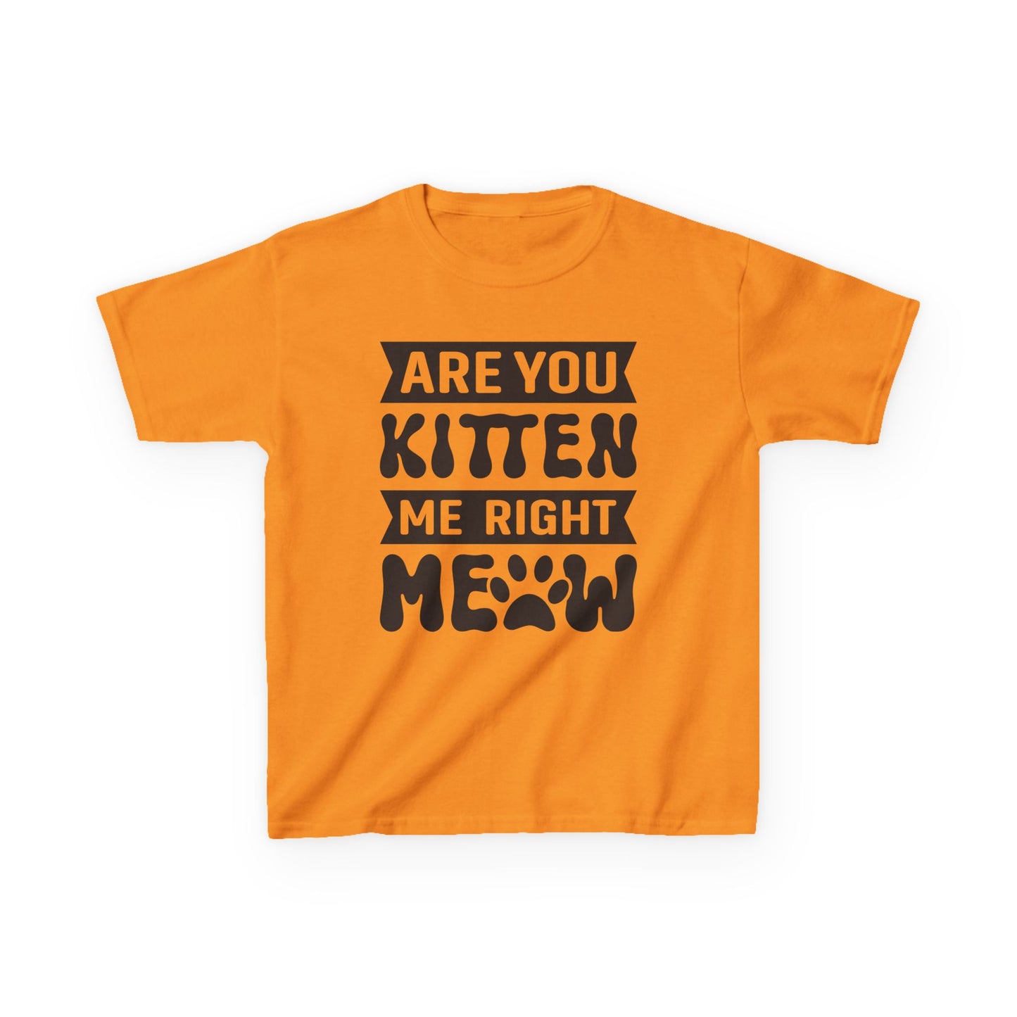 Cute Kids Tee - "Are You Kitten Me Right Meow" T-Shirt for Cat Lovers, Birthday Gift, Funny Pet Shirt, Kids' Humor Clothing, Animal [...]