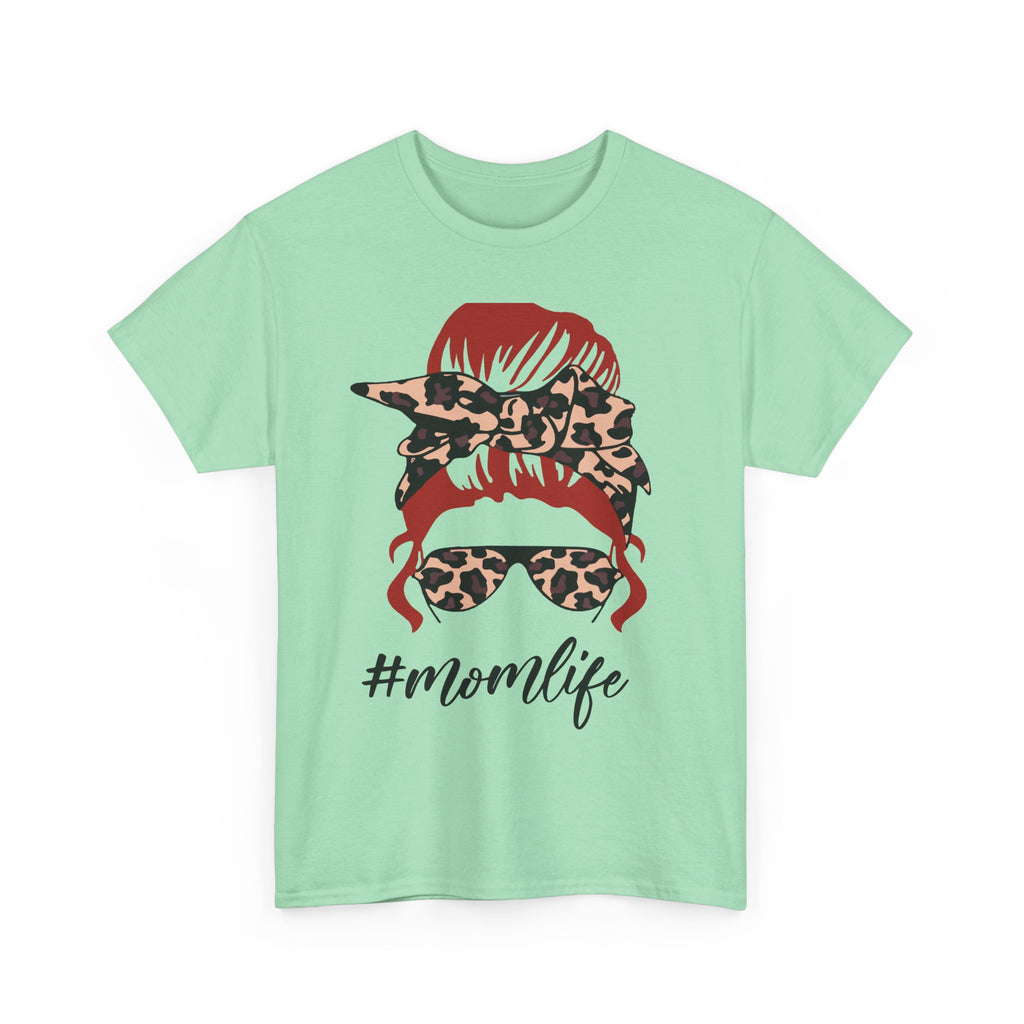 #Momlife Unisex Heavy Cotton Tee - Stylish & Comfortable T-Shirt for Moms