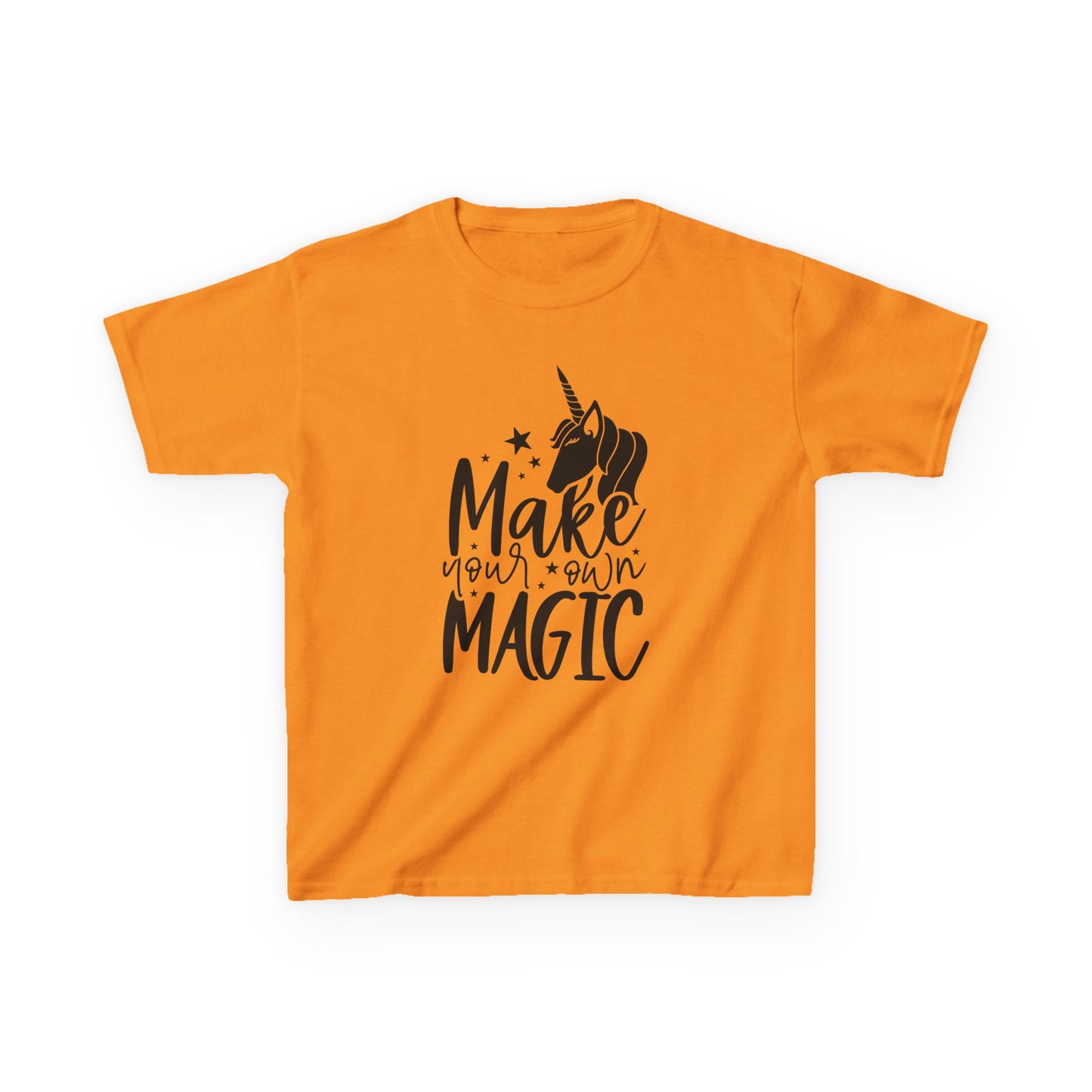 Kids Unicorn Magic Tee - 'Make Your Own Magic' Cotton Shirt