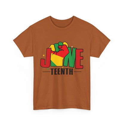 Juneteenth Unisex Heavy Cotton Tee, Celebration Shirt, Black History Apparel, Event T-Shirt, Commemorative Tee, Everyday Wear