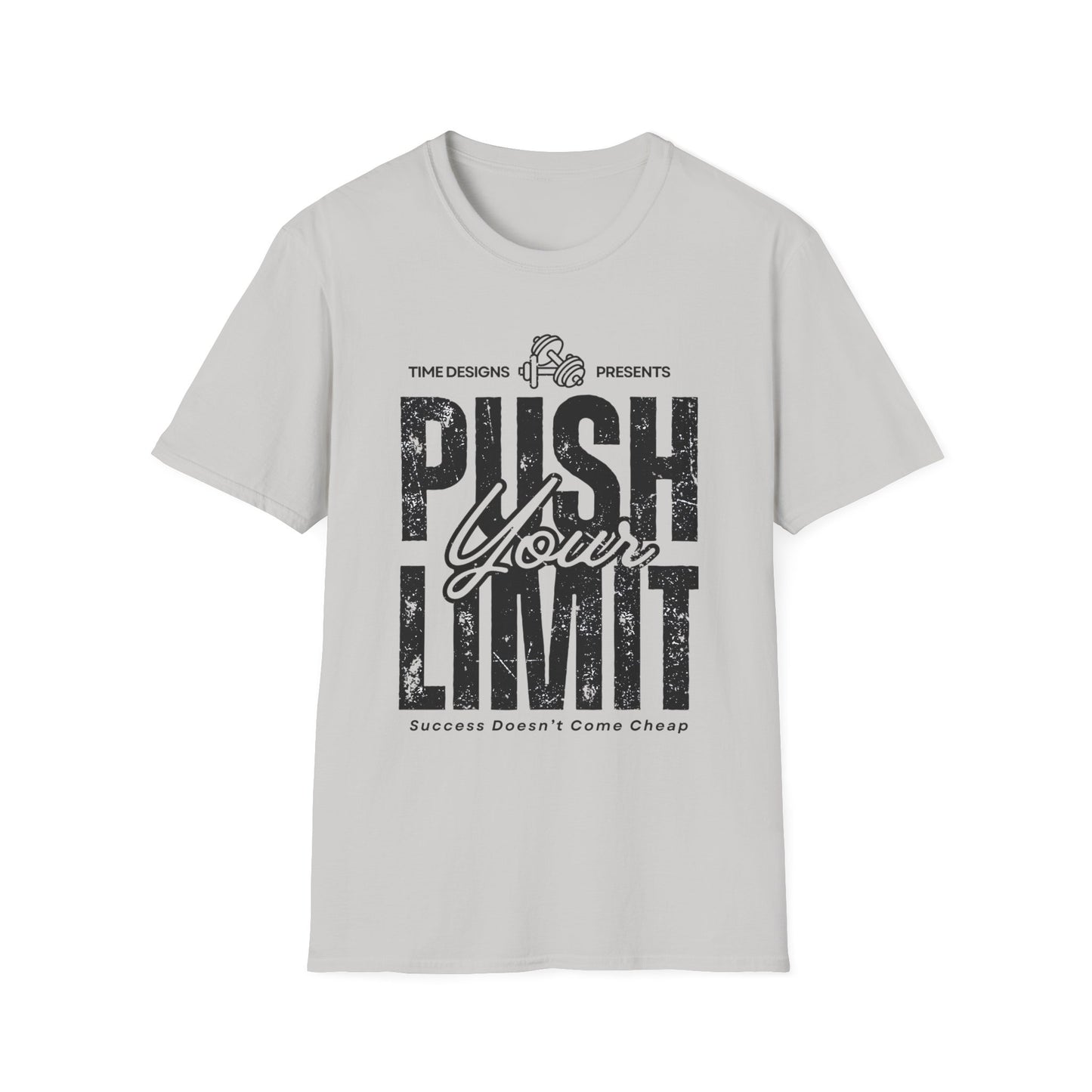 Motivational Unisex Softstyle T-Shirt - 'Push Your Limit'