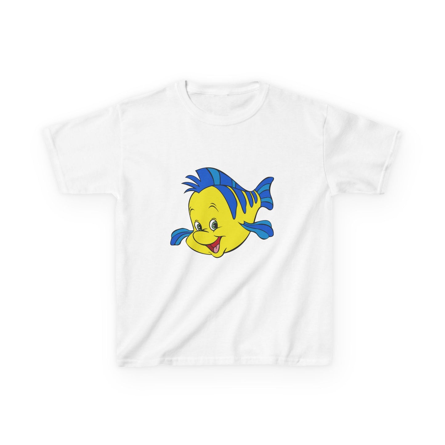 Kids Cartoon Fish Tee - Fun Summer T-Shirt, Gift for Birthday, Beach Day, Family Outings, Vacation Wear
