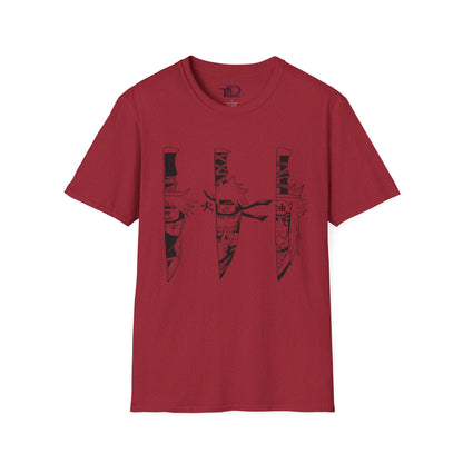 Cool Graphic Unisex T-Shirt with Edgy Knife Design
